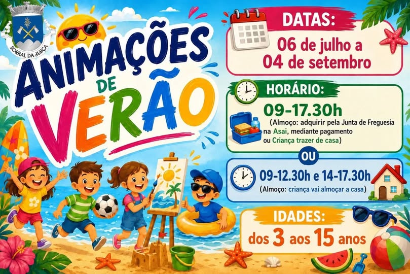 Anima&ccedil;&otilde;es de Ver&atilde;o 2026