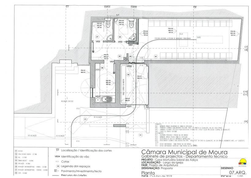 Candidatura da Casa Mortuária de Sobral da Adiça ao Sub-Programa 2 - Candidatura para comparticipação de equipamentos urbanos de utilização coletiva ao abrigo do despacho MCOTA nº. 7187/2003 publicado em 11 de abril 