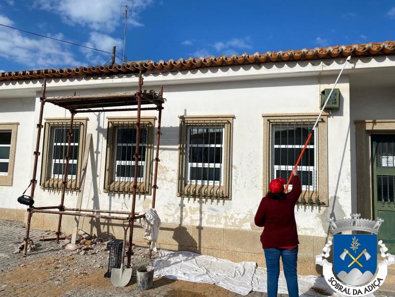 Trabalhos de Requalificação do Posto da GNR de Sobral da Adiça Trabalhos de Requalificação do Posto da GNR de Sobral da Adiça